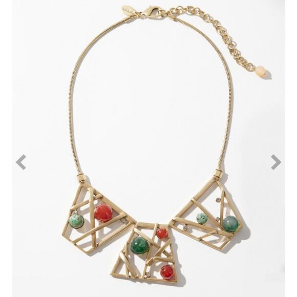 Chicos Beaded Bib Necklace NWT - Picture 1 of 4